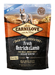 Carnilove Fresh hondenvoer Ostrich & Lamb Small 1,5 kg