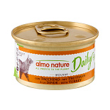 Almo Nature Kattenvoer Daily Mousse Kalkoen 85 gr