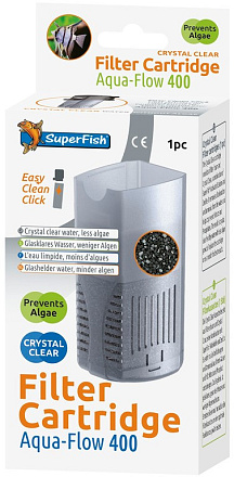 SuperFish Aqua-Flow 400 Crystal Clear cartridge 1 st