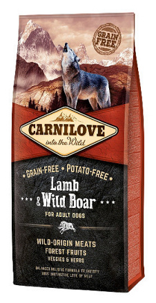 Carnilove hondenvoer Lamb & Wild Boar Adult 12 kg