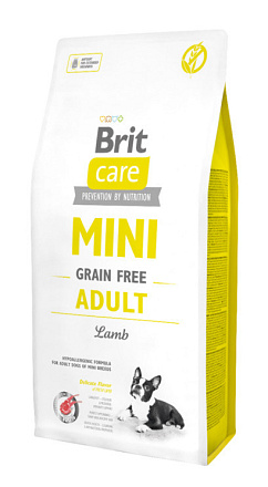 Brit Care Mini Grain Free Adult Lamb 7 kg