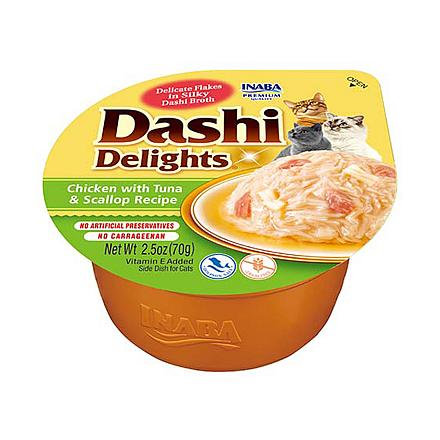 Inaba Dashi Delights Chicken with Tuna & Scallop 70 gr