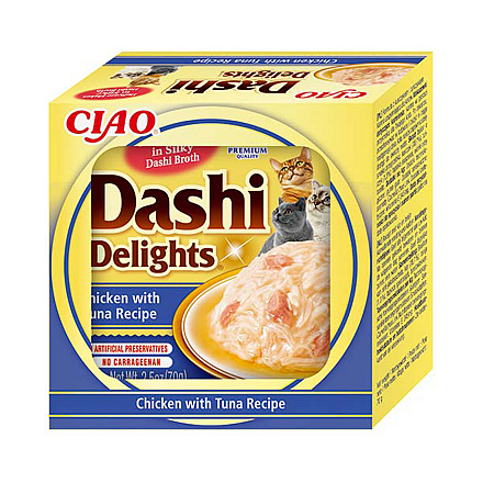 Inaba Dashi Delights Chicken with Tuna 70 gr