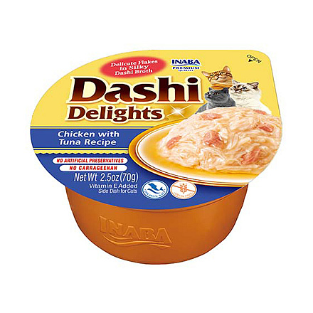 Inaba Dashi Delights Chicken with Tuna 70 gr