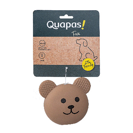 Quapas! Hondenspeelgoed Fun Bear Head