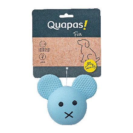 Quapas! Hondenspeelgoed Fun Mice Head