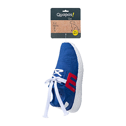 Quapas! Hondenspeelgoed Fun Men Shoe Blue