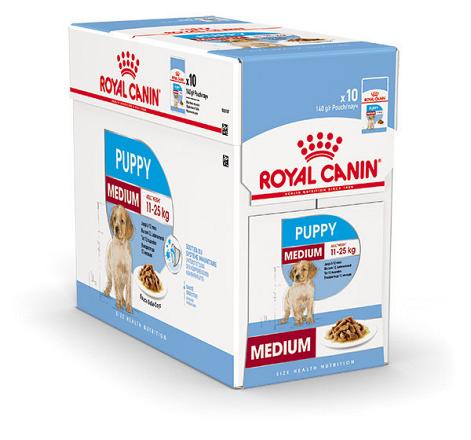 Royal Canin hondenvoer Medium Puppy 10 x 140 gr