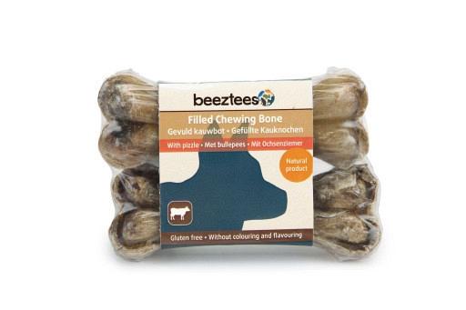 Beeztees gevuld kauwbot met bullepees 10 cm 2 st